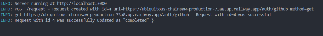 Request reaching completed status after the mock server recovers